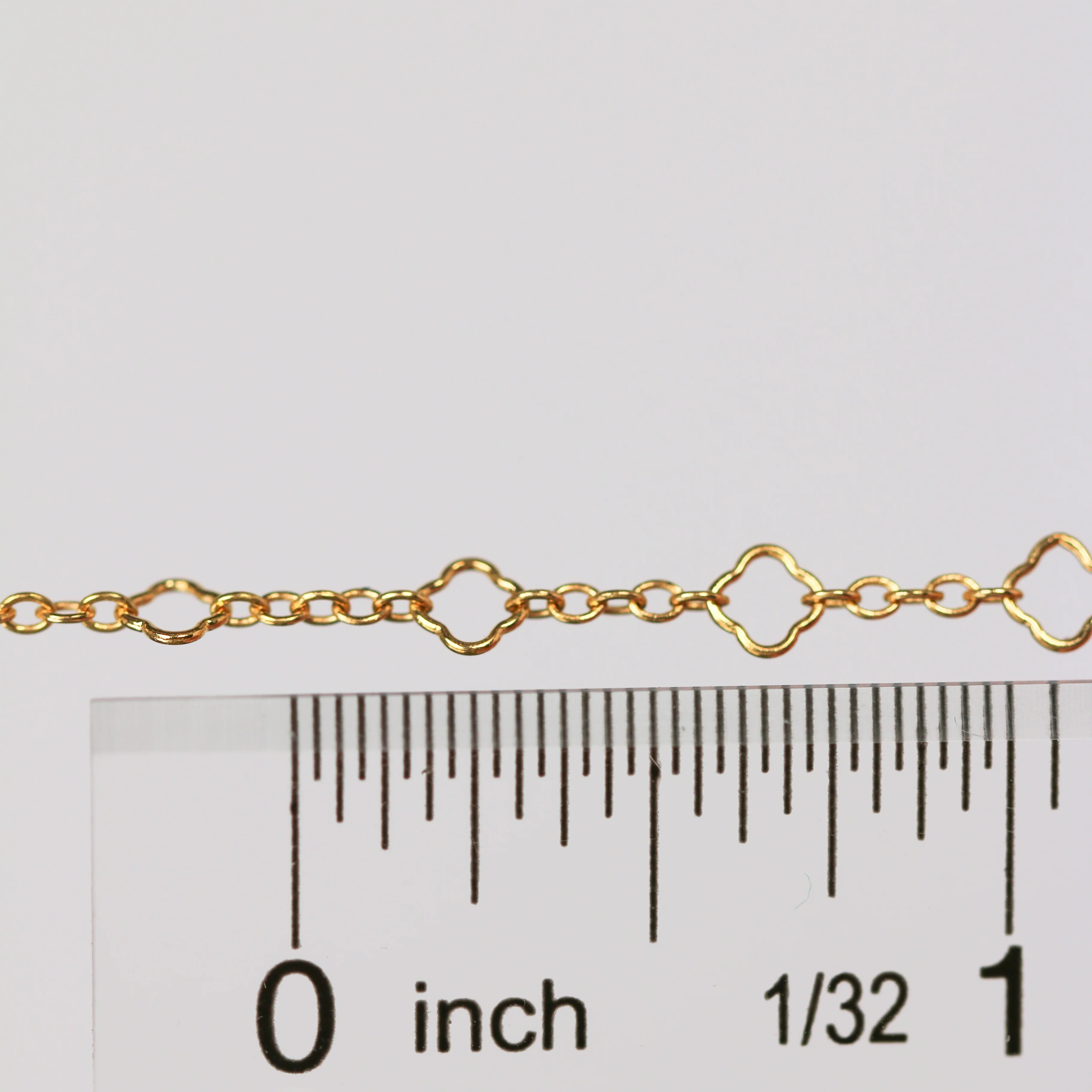 Alessia Permanent Jewelry Chain, Clover Design, Oval Links, Available in Gold Filled and Silver - Image 6
