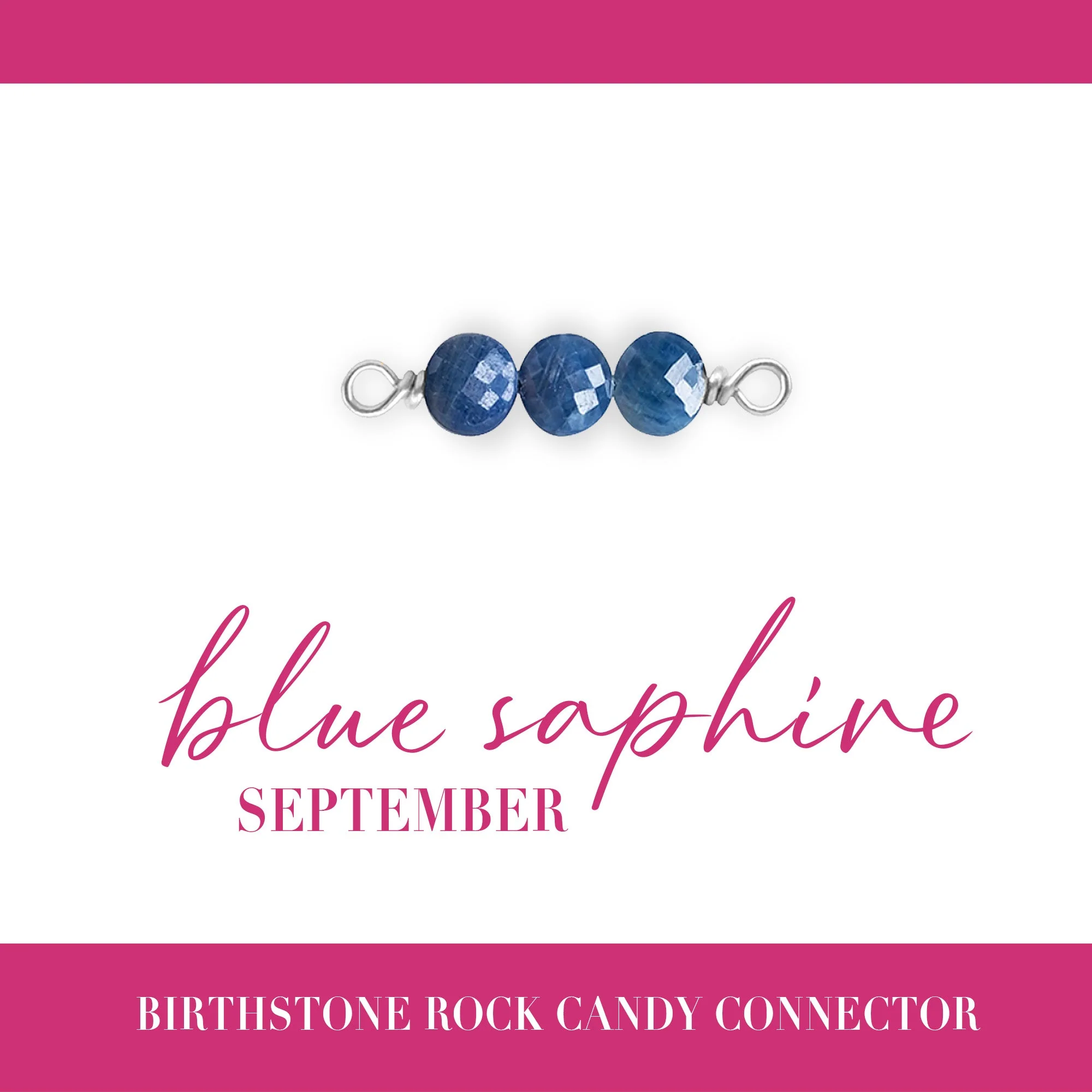 Birthstone Rock Candy Connectors | 14mm | .925 Sterling Silver - Image 11