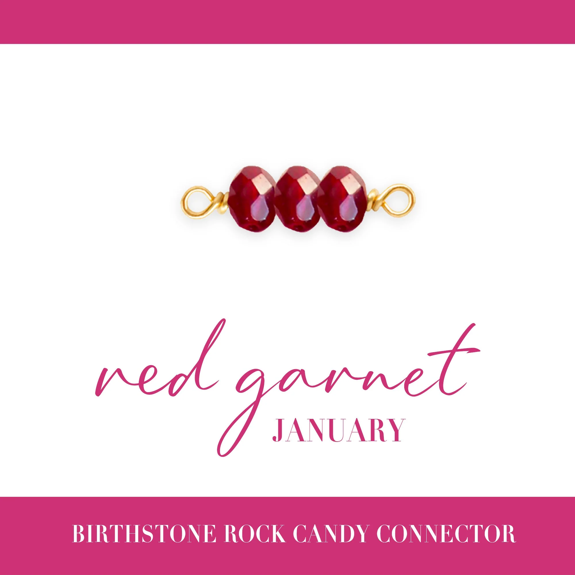 Birthstone Rock Candy Connectors | 14mm | 14K Gold Filled Yellow - Image 3
