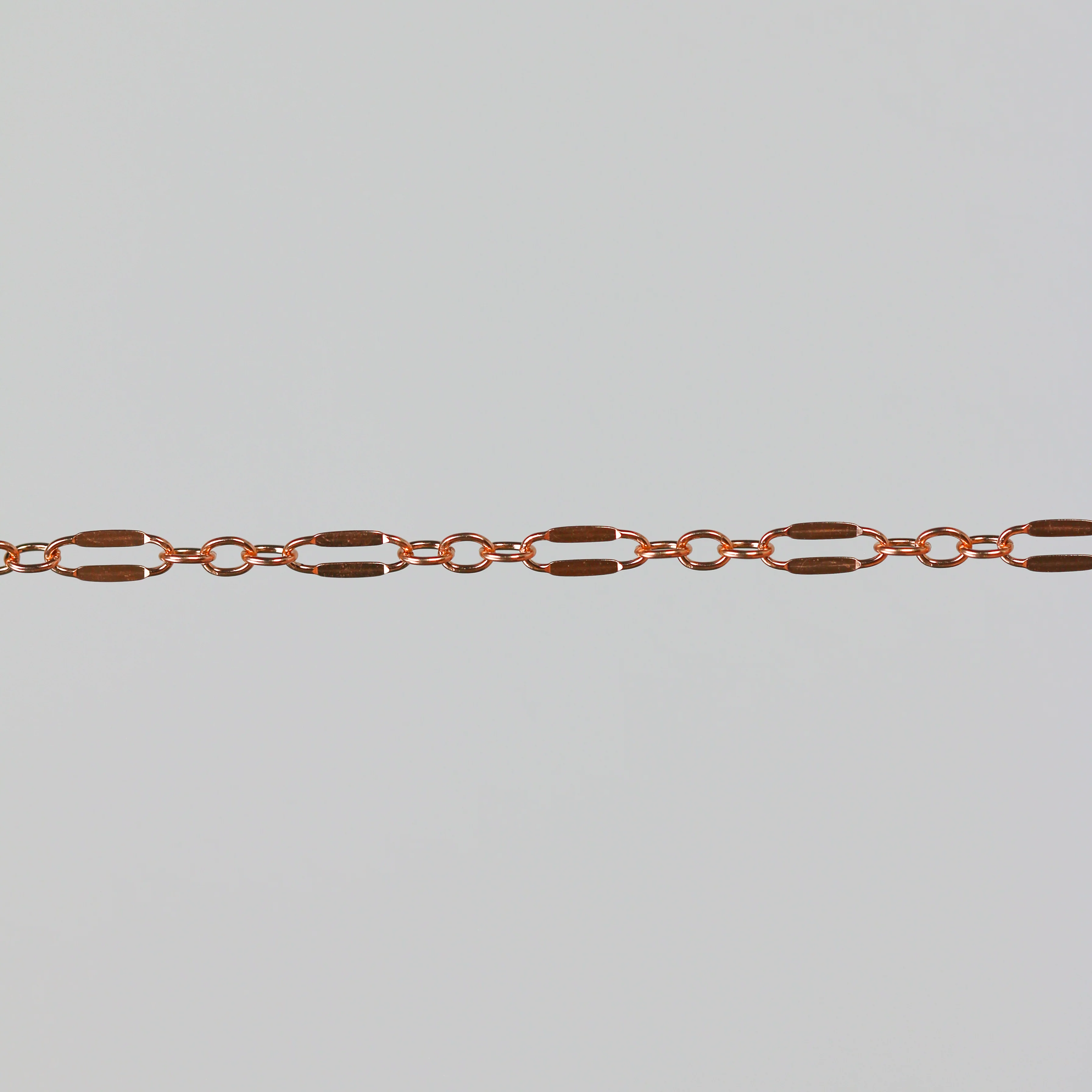Bryce Permanent Jewelry Chain, Dapped Oval Design, Small Round Links, Available in Gold Filled and Silver - Image 4